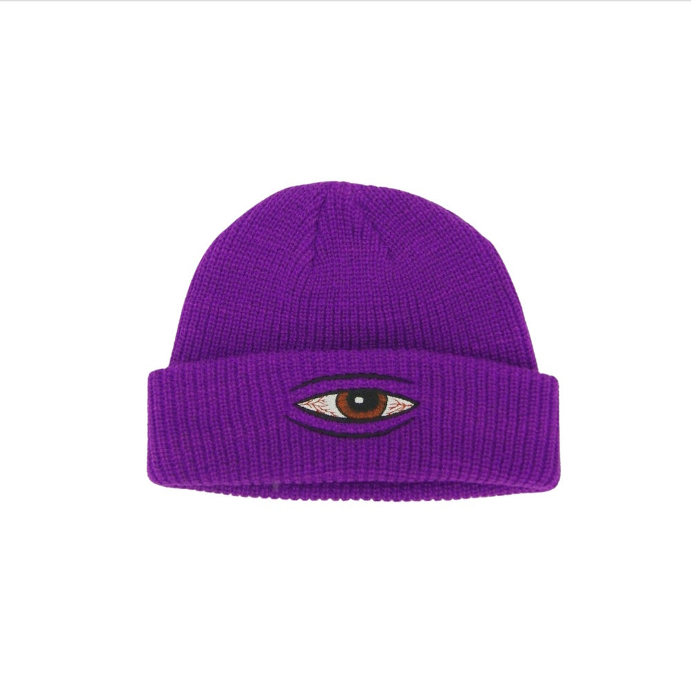 TOY MACHINE　トイマシーン SECT EYE BEANIE 　ニット帽　春夏　刺しゅう