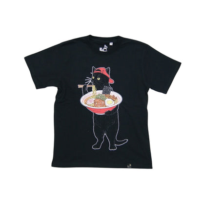 go slow caravan ゴースローキャラバン USA/C 中華そば猫TEE (MENS/WOMENS) メンズ　レディース