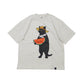 go slow caravan ゴースローキャラバン USA/C スイカ猫 ゆったりTEE