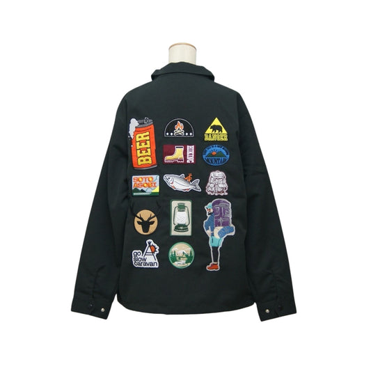 go slow caravan ゴースローキャラバン T/CキャンバスワッペンコーチJKT (MENS) 秋冬