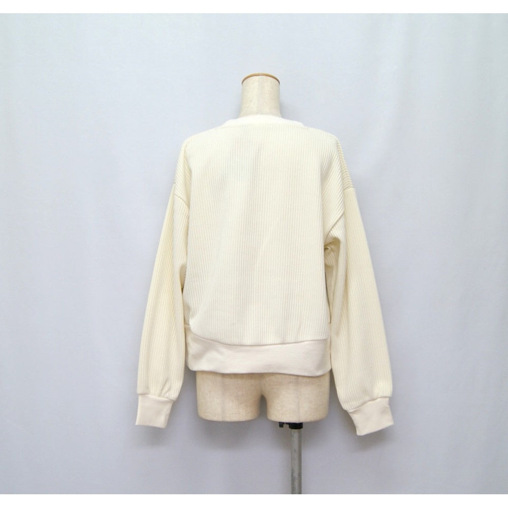 NANGA ナンガ　ニットコーデュロイ クルーネック（ウィメンズ）KNIT CORDUROY CREW NECK W