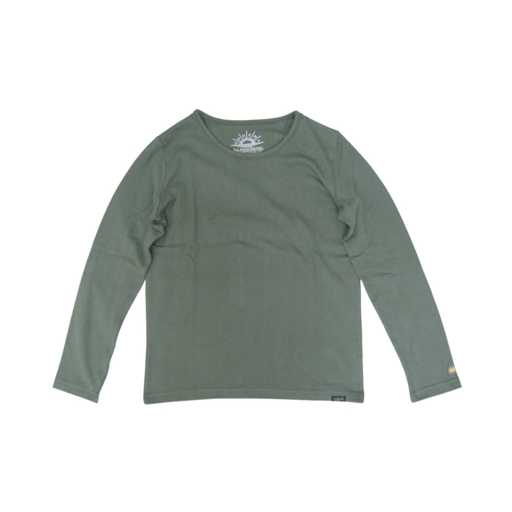GOHEMPゴーヘンプ　WOMAN L/SL TEE　SUN BLEND WARMER　ウーマンロングスリーブTシャツ　サンブレンドウォーマー　レディース長袖Tシャツ　インナー　秋冬 BLACK GHC9047SBW25