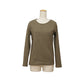 GOHEMPゴーヘンプ　WOMAN L/SL TEE　SUN BLEND WARMER　ウーマンロングスリーブTシャツ　サンブレンドウォーマー　レディース長袖Tシャツ　インナー　秋冬 BLACK GHC9047SBW25