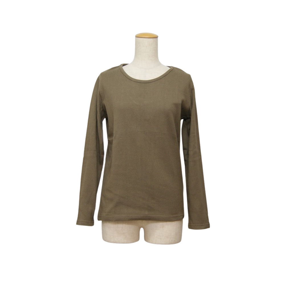 GOHEMPゴーヘンプ　WOMAN L/SL TEE　SUN BLEND WARMER　ウーマンロングスリーブTシャツ　サンブレンドウォーマー　レディース長袖Tシャツ　インナー　秋冬 BLACK GHC9047SBW25