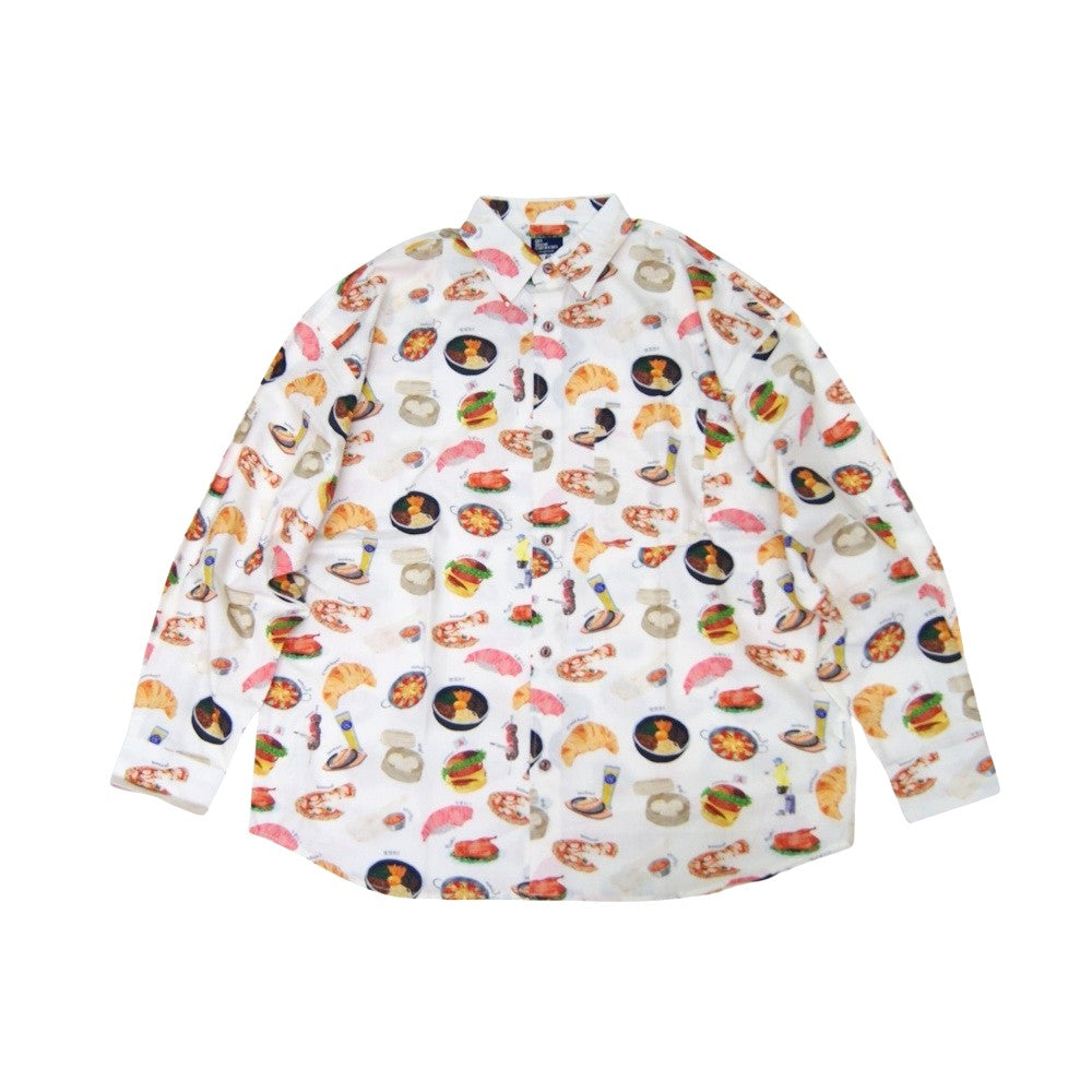 go slow caravan ゴースローキャラバン ブロード総柄プリントR/Gシャツ (MENS/WOMENS)