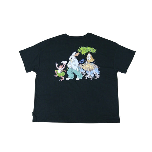 GOHEMP 麻奉納祭 WIDE PK TEE  GUNMETAL GRAY