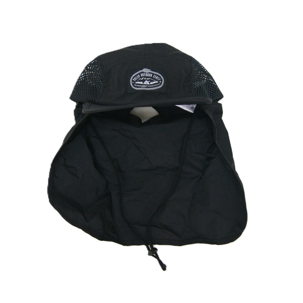 POLeR　ポーラー　2WAY DRAW+SUNGUARD CAP BLACK