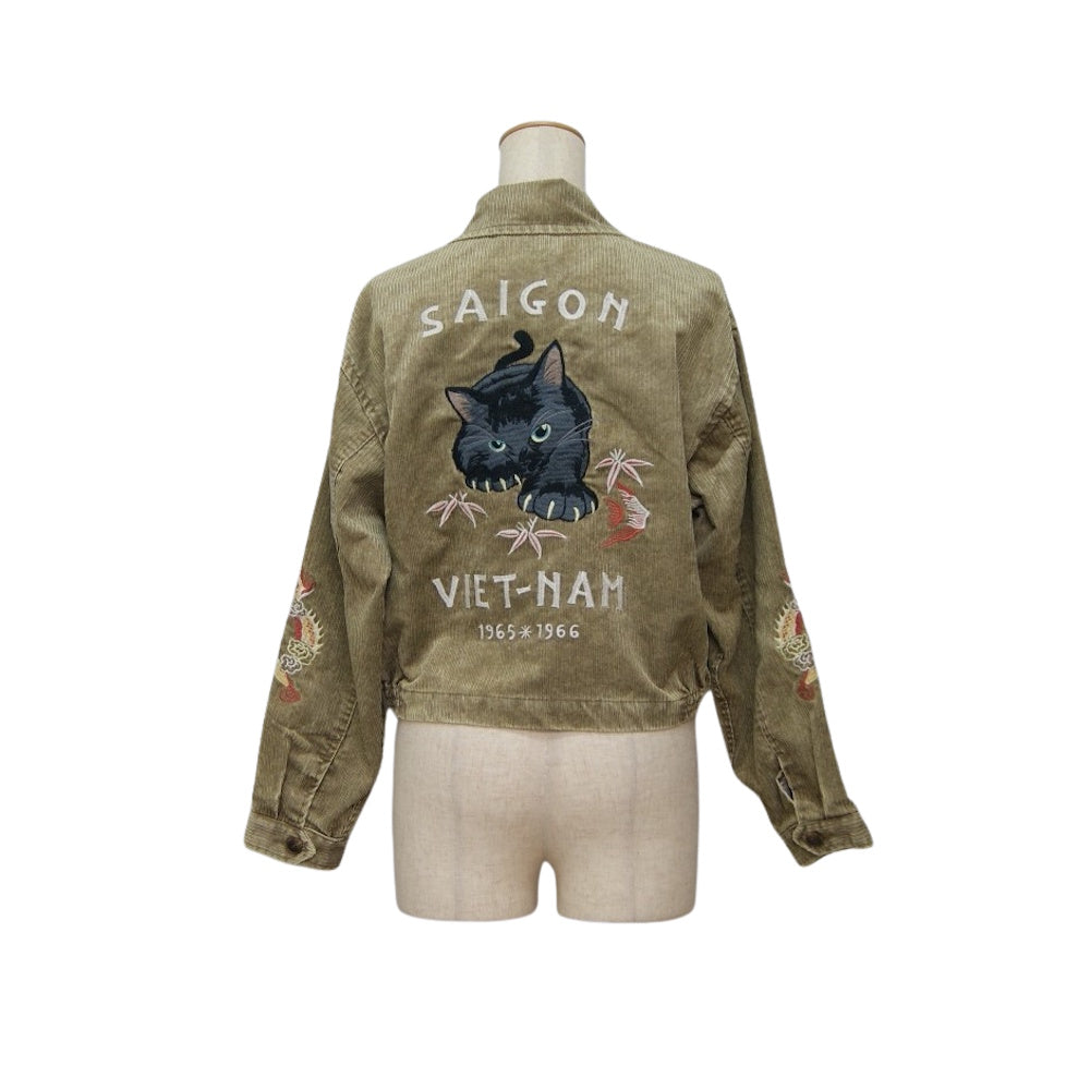 HOUSTON woman / ヒューストン ウーマン 5069W WASHED CORDUROY VIETNAM JACKET