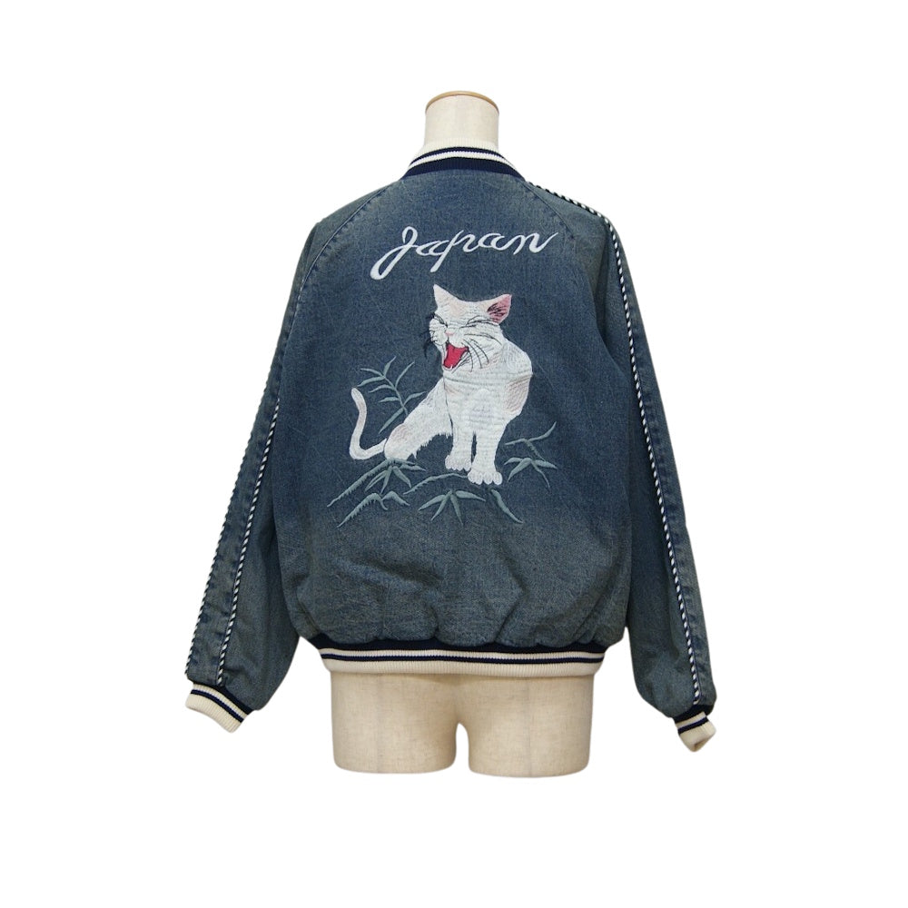 HOUSTON woman / ヒューストン ウーマン 5076W DENIM SOUVENIR JACKET / デニムスーベニアジャケット