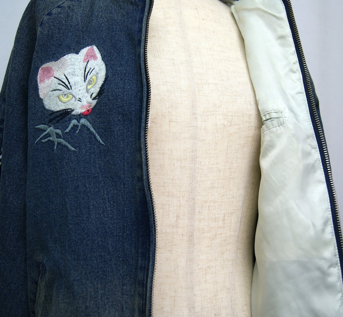 HOUSTON woman / ヒューストン ウーマン 5076W DENIM SOUVENIR JACKET / デニムスーベニアジャケット