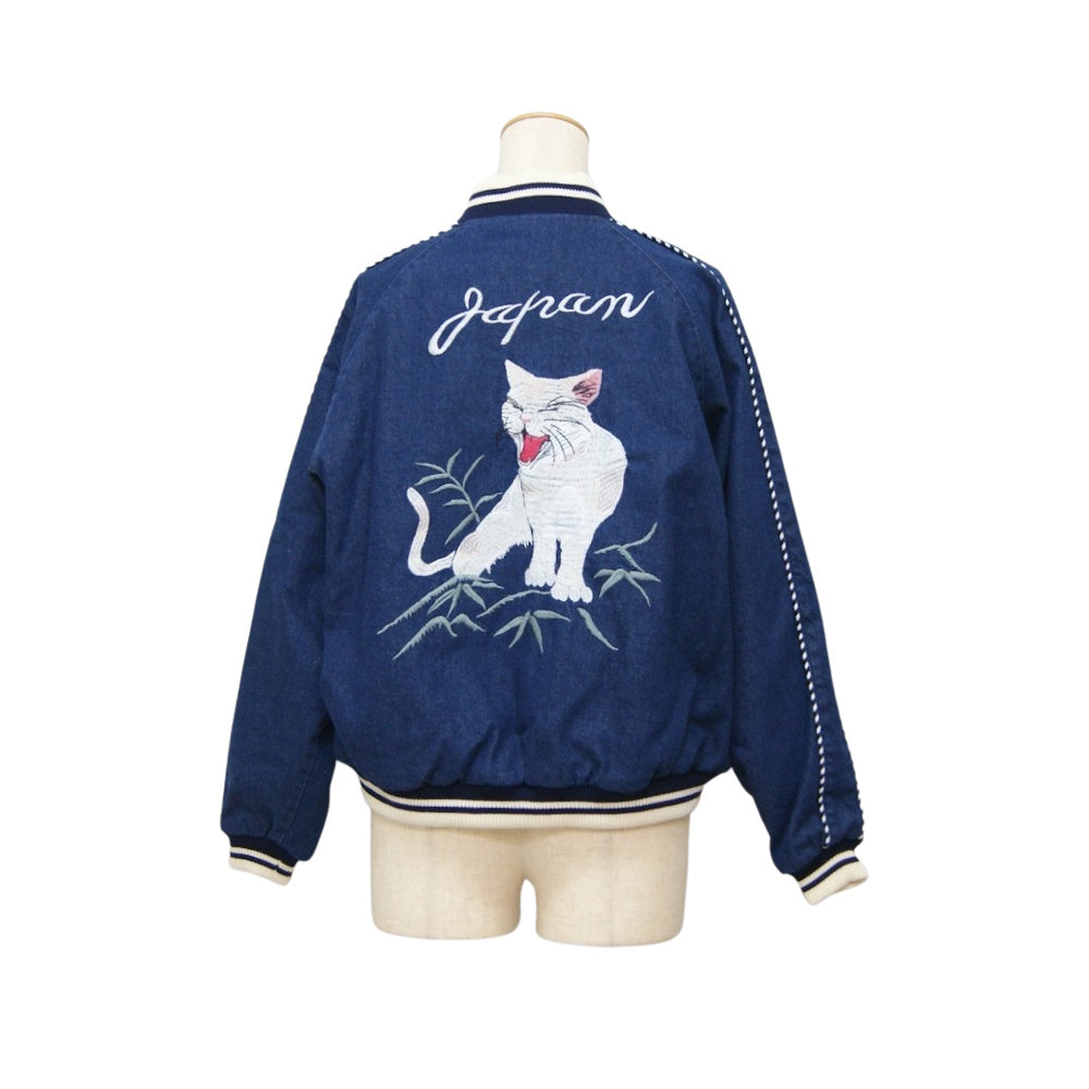 HOUSTON woman / ヒューストン ウーマン 5076W DENIM SOUVENIR JACKET / デニムスーベニアジャケット