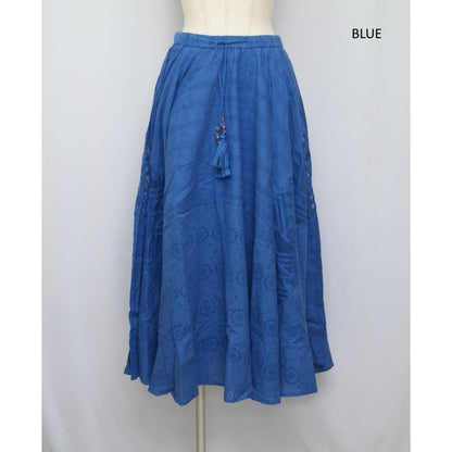 チャイハネ アミナコレクション レリーアスカート　フレアスカート　レース　春夏
