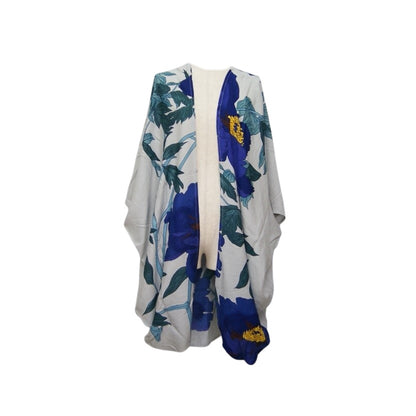 倭物やカヤ【UVカット加工】華めき羽織　カーディガン　和装　花柄　春夏