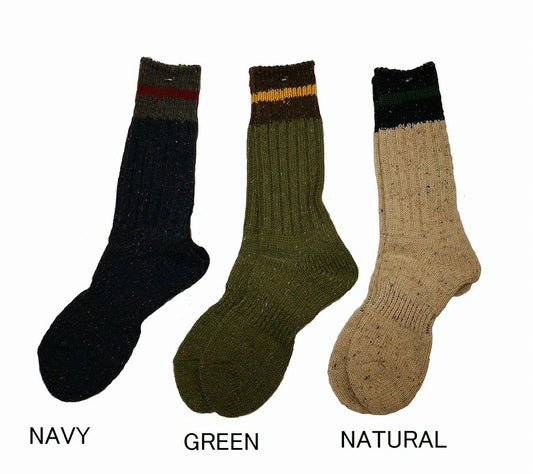 GOHEMP ゴーヘンプ　 HEMP LINE NEP CREW SOCKS／×ANONYMOUSISM