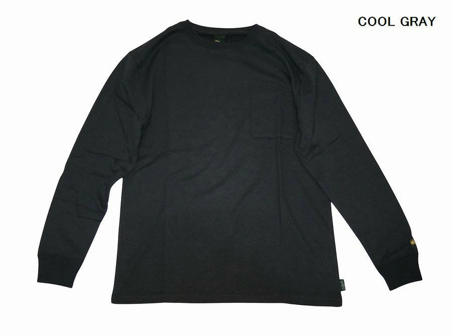 ヘンプコットン ヘンプヘビージャージーGOHEMP ゴーヘンプメンズベーシックロングスリーブTシャツ LOW POCKET TEE メンズ長袖 秋冬 シンプル