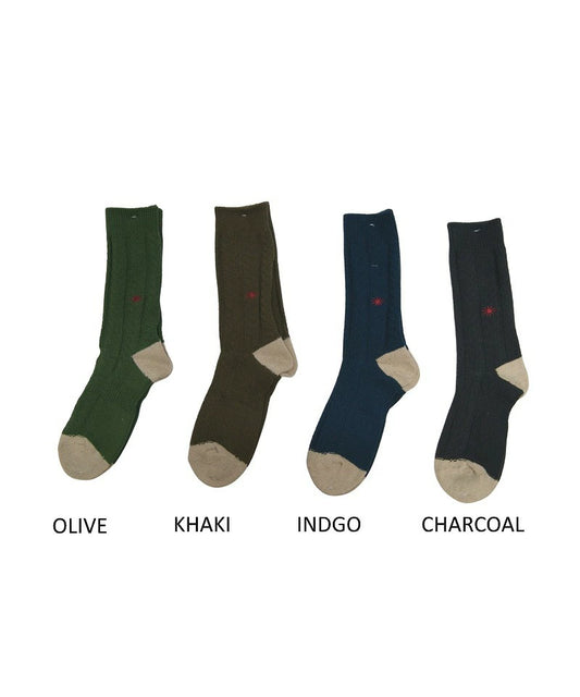 GOHEMP ゴーヘンプ　CABLE CREW SOCKS　ソックス　靴下　ヘンプ　秋冬