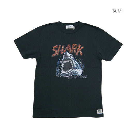 free rage フリーレイジ　リサイクルコットンTシャツ SHARK シャーク　サメ　鮫　　メンズ　レディース　春夏