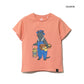go slow caravan ゴースローキャラバン KIDS USA/C オーバーオールキャンパー猫TEE キッズ　子供用