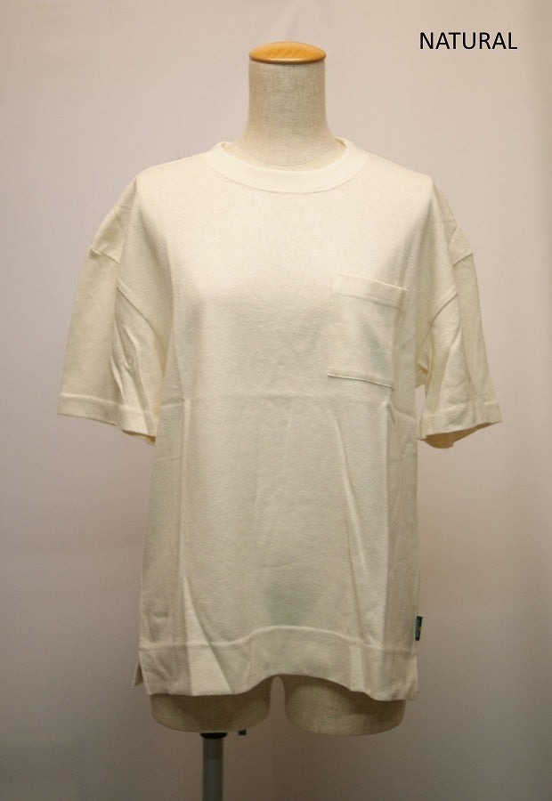 適度な厚みのワイドTシャツGOHEMP ゴーヘンプWIDE SLIT TEE ワイドスリットTシャツ レディース ビッグシルエット