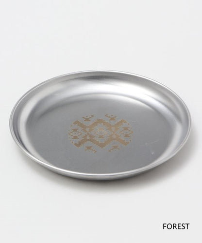 ネイティブアメリカンモチーフをプリントしたステンレスプレートFDノマディプレート ステンレスプレート ステンレス食器 キャンプ アウトドア 燕三条 チャイハネ