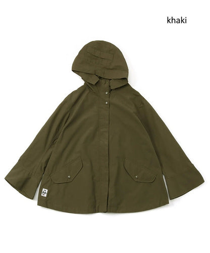 ふわっと広がるAラインシルエットのマウンテンパーカーCHUMS チャムス エーラインジャケット(マウンテンパーカー)A-line jacket レディース アウター キャンプ アウトドア レディース 秋冬 シンプル